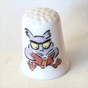 OWL オウル 勉強をするフクロウ アウル HM オランダ 直輸入 50個のみの限定発行 シンブル 指貫き ソーイング キルト パッチワーク コレクション アイ...