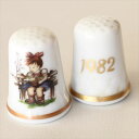 Hummel フンメル 可愛らしい子供達 1982年 シュミッド Schmid 希少な限定発行 天使の子供達 シンブル 指貫き 【中古】