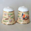 TCC アケミ Akemi マンダリンダック Mandarin Ducks オシドリ 1998年 日本製 指貫き シンブル コレクターズ クラブ ソーイング コ...