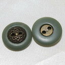 20mm 2個セット ヴィンテージ ボタン 二穴 ソーイング 【中古】