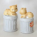 Cat キャット 猫 フィギュアの乗った モデルトップ シンブル 指貫 エネスコ ENESCO 【中古】