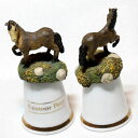 エクスムーア ポニー Exmoor Pony 野生馬 ブリティッシュ ワイルドライフ36 サザーランド Sutherland モデルトップ シンブル 指貫き ハ...
