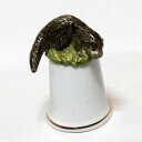 オッター Otter カワウソ イギリス ミニチュア キングダム Miniature kingdam ピューター Pewter モデルトップ シンブル 指貫き ...