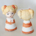 ツインテール 赤 ボーイ & ガール Boy & Girl 男の子と女の子 フィギュリン 人形 エネスコ ドール Enesco Doll シンブル 指貫き ソー...