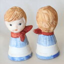 赤いスカーフ ボーイ&ガール Boy & Girl 男の子と女の子 フィギュリン 人形 エネスコ ドール Enesco Doll シンブル 指貫き ソーイング ...