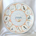 カレンダープレート 1988年 第18集 ブリティッシュ バード シリーズ3集 シーバード 海鳥 Sea Birds イギリスの鳥 カモメ ウミガラス パフィン ミズナギドリ ウェッジウッド WEDGWOOD イギリス ウォールプレート 絵皿 【送料無料】 【中古】