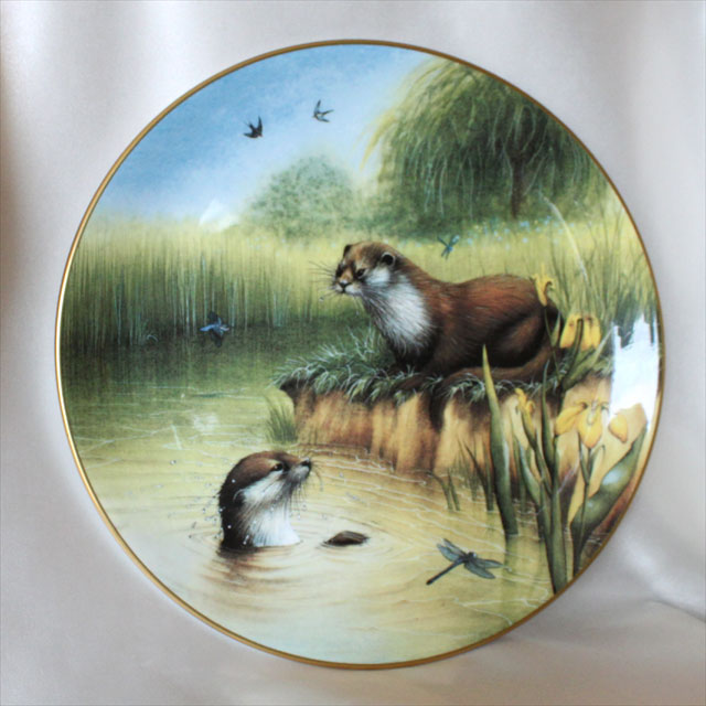 Rakuten - オッター Otter ワイルドライフ アーティスト デビッド フィニー David A.finney プレート 絵皿 カワウソ スポード SPODE 絵皿 ウォール プレート 飾り皿 プレゼント ギフト 【中古】 【送料無料】 02P31Aug16 02P06Aug16 532P14Aug16