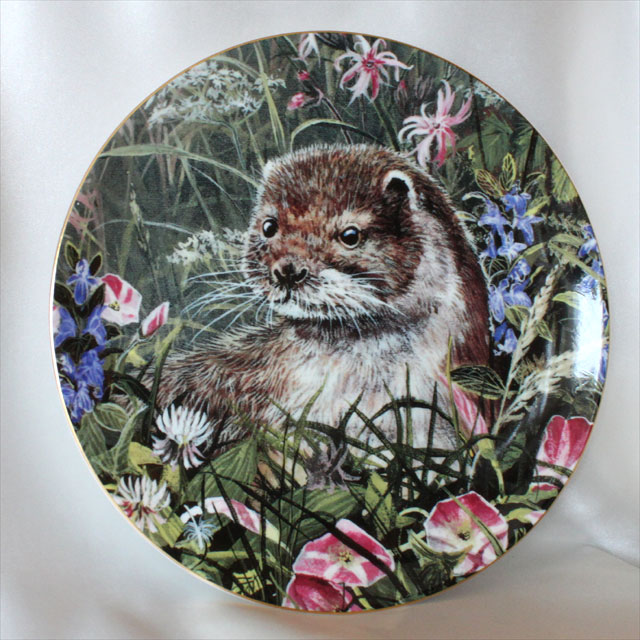 Rakuten - カワウソ リバーサイド オッター ウェッジウッド Wedgwood イギリス 絵皿 ウォール プレート 飾り皿 プレゼント ギフト 【中古】 【送料無料】 02P31Aug16 02P06Aug16 532P14Aug16