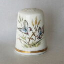 花と蝶 セセリ蝶 ブルー スキッパー Blue Skipper ロイヤル ウースター Royal worcester バタフライ シンブル 指貫き ソーイング ...