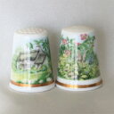 TCC イギリスの家 コテージ ガーデン Cottage Garden ロイヤル ウースター Royal worcester シンブル 指貫き ソーイング アイ...