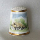 イギリスの家 コテージ Cottage ロイヤル ウースター Royal Worcester シンブル 指貫き ソーイング キルト パッチワーク コレクション ...
