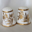 グレーンジャー ゴールド 金の花 ロイヤル ウースター Royal Worcester ヒストリック パターン シンブル 指貫き ソーイング キルト パッチワー...
