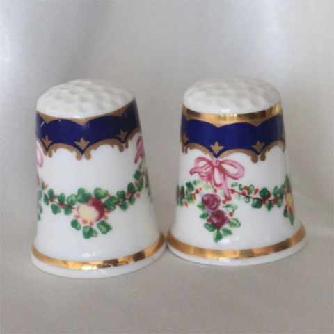 フルーツ スワッグ ロイヤル ウースター Royal Worcester ヒストリック パターン シンブル 指貫き ソーイング キルト パッチワーク コレクション アイテム 誕生日 ギフト プレゼント ヴィンテージ 【中古】 02P09Jan16 03P23Jan16