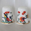 ホーホー鳥 ロイヤル ウースター Royal Worcester ヒストリック パターン シンブル 指貫き ソーイング キルト パッチワーク コレクション アイ...