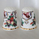 フルーツと蝶 ロイヤル ウースター Royal Worcester ヒストリック パターン シンブル 指貫き ソーイング キルト パッチワーク コレクション ア...
