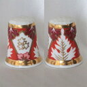 タバコ リーフ ロイヤル ウースター Royal Worcester ヒストリック パターン シンブル 指貫き ソーイング キルト パッチワーク コレクション ...