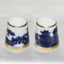 ファースト ロイヤルドルトン シンブル コレクション Royal Doulton リアル オールド ウィロー Real Old Willow アジアの風景 伝統...