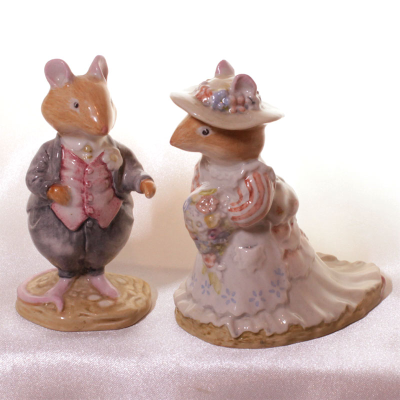 ウェディング 結婚式 フィギュリン ブランベリーヘッジ のばらの村のものがたり 夏 Brambly Hedge ロイヤル ドルトン…