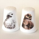 オウル Owl フクロウ アウル 梟 Royal Grafton スノーイーアウル シロフクロウ ロイヤル グラフトン シンブル 指貫き ソーイング キルト パ...