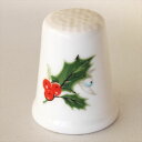 ホーリー Holly リーフ ヒイラギ クリスマス Royal Grafton ロイヤル グラフトン シンブル 指貫き ソーイング キルト パッチワーク コレク...