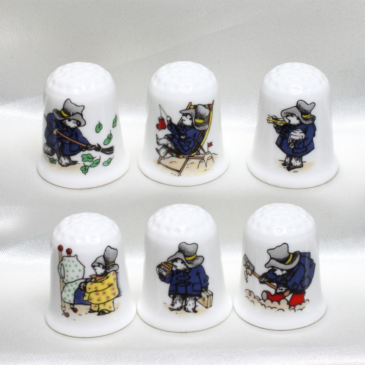 レア　パディントン Paddington Bear コールポート ベアー 熊 クマ Coalport シンブル 指貫き　【中古】