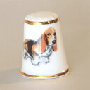 Aynsley バセット Basset 世界で愛される犬 エインズレイ イギリスの名窯 ドッグ Dog シンブル 指貫き 母の日 誕生日 プレゼント ソーイング...
