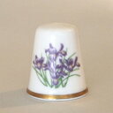 1991年発行 SPODE 美しいアイリスの花 Iris スポード The Flower of the Year フラワー オブ ザ イヤー スポード シンブル...