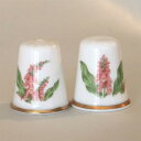 TCC Spode フォックスグローブ 1993年発行 キツネの手袋 花 Foxglove スポード フラワー オブ ザ イヤー 1992年 シンブル 指貫き ...