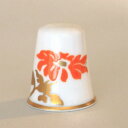 ミカド Mikado 美しいクリサンセマム chrysanthemum 花 スポード SPODE シンブル 指貫き ソーイング アイテム プレゼント ヴィンテー...