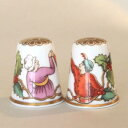 クリスマス 1983年 Christmas 1983 踊るカップル ヒイラギ スポード SPODE イヤーズ 指貫き シンブル コレクターズ クラブ ソーイング コレクション アイテム プレゼント ヴィンテージ 【中古】