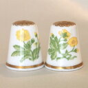 TCC Spode バターカップ 1986年発行 キンポウゲの花 Buttercup スポード フラワー オブ ザ イヤー シンブル コレクターズ クラブ 指...