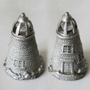クリスタルの綺麗な灯台 ライトハウス ピューター PEWTER イギリス シンブル コレクターズ クラブ TCC発行 シンブル 指貫き ソーイング キルト パッ...
