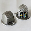 ウェザーハウス 家から出入りする男女 からくり時計飾り ピューター PEWTER シンブル 指ぬき イギリス シンブル コレクターズ クラブTCC発行 【中古】