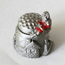 TCC 1987年 空飛ぶサンタクロース ソリ ピューター PEWTER モデルトップ クリスマス カンバセーション シンブル 指貫き ソーイング アイテム プ...