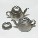 TCC ティーポット フタも外れる ポットキの中には茶葉 ピューター PEWTER イギリス シンブル 指貫き ソーイング キルト パッチワーク コレクション ...