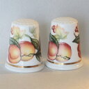TCC アファン バレー ポタリー Afan Valley Pottery ピーチ Peaches 1996年 桃 指貫き シンブル コレクターズ クラブ ソー...