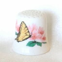 TCC バタフライ Buttefly 1991年 アメリカ 1996年 イギリス エルグ エルグ Elg & Elg Porslin スウェーデン 蝶 指貫き シンブル コレクターズ クラブ ソーイング コレクション アイテム プレゼント ヴィンテージ 【中古】