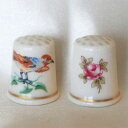 バード 鳥 バラ フランスの名窯 リモージュ アビランド LIMOGES HAVILAND 指貫き シンブル コレクターズ クラブ ソーイング コレクション ア...