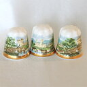 TCC ラスティック キャッスル Rustic Castle 田舎の城 ロントン ホール Longton Hall オーク リーフ トップ シンブル 指貫き ソ...