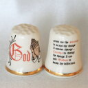 TCC セレニティー プレイヤー Serenity Prayer 祈りの手 プリンクナッシュ ポタリー Prinknash Pottery 指貫き シンブル コ...