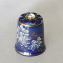 TCC フローラル ラスター Floral Lustre 白い花 ロッキンガム ポタリー Rockingham Pottery スワロフスキー クリスタルトップ...