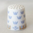 WGPH ロールストランド Rorstrand グリプスホルム Gripsholm クラウン THIMBLES OF THE WORLD 039 S GREATEST PORCELAIN HOUSES 1980年 フランクリンミント Franklin Mint スウェーデン シンブル 指貫き ソーイング アイテム プレゼント ヴィンテージ 【中古】 02P20Nov15