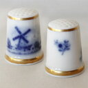 WGPH ロイヤル モサ Royal Mosa オランダ 風車 ウィンドミル Windmill THIMBLES OF THE WORLD'S GREATEST PORCELAIN HOUSES 1980年 フランクリンミント Franklin Mint シンブル 指貫き ソーイング アイテム プレゼント ヴィンテージ 【中古】 02P20Nov15