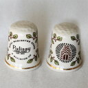 パリシー Palissy Hallmark of WGPH 世界の名窯 ファクトリー ホール マーク TCC シンブル 指貫き ソーイング キルト パッチワーク...