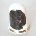 トイプードル ブラック Toy poodle Black ドッグ Dog 色々な犬 シンブル 指貫き ソーイング コレクション アイテム 誕生日 ギフト プレゼ...