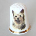 ノーリッチ テリア Norwich Terrier ドッグ Dog 色々な犬 シンブル 指貫き ソーイング コレクション アイテム 誕生日 ギフト プレゼント ...