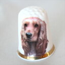 イングリッシュ コッカー スパニエル Cocker Spaniel ドッグ Dog 色々な犬 シンブル 指貫き ソーイング コレクション アイテム 誕生日 ギフ...