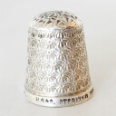 H.G&S SPA スパ ホールマーク フラワー イギリス .925 Sterling Silver スターリング シルバー 銀 シンブル 指貫き ソーイング ...