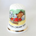クリームティー Cream Tea 紅茶とスコーン イギリス アフタヌーンティーの定番 シンブル 指貫き Davon クロテッドクリームの名産地 デヴォン スイ...