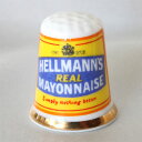 ヘルマンズ リアル マヨネーズ　HELLMANN'S REAL MAYONNAISE simply nothing better　指貫き イギリス　アドバタイジング　ADVERTISING　会社や製品のロゴ　広告　【中古】